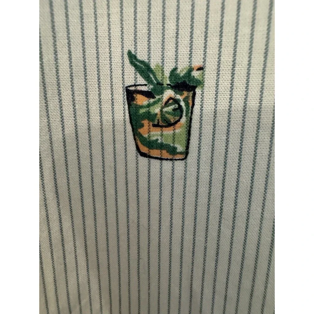 Banana Republic Men’s Shirt XL Slim Fit Short Sleeve Button-Up Cocktail EUC